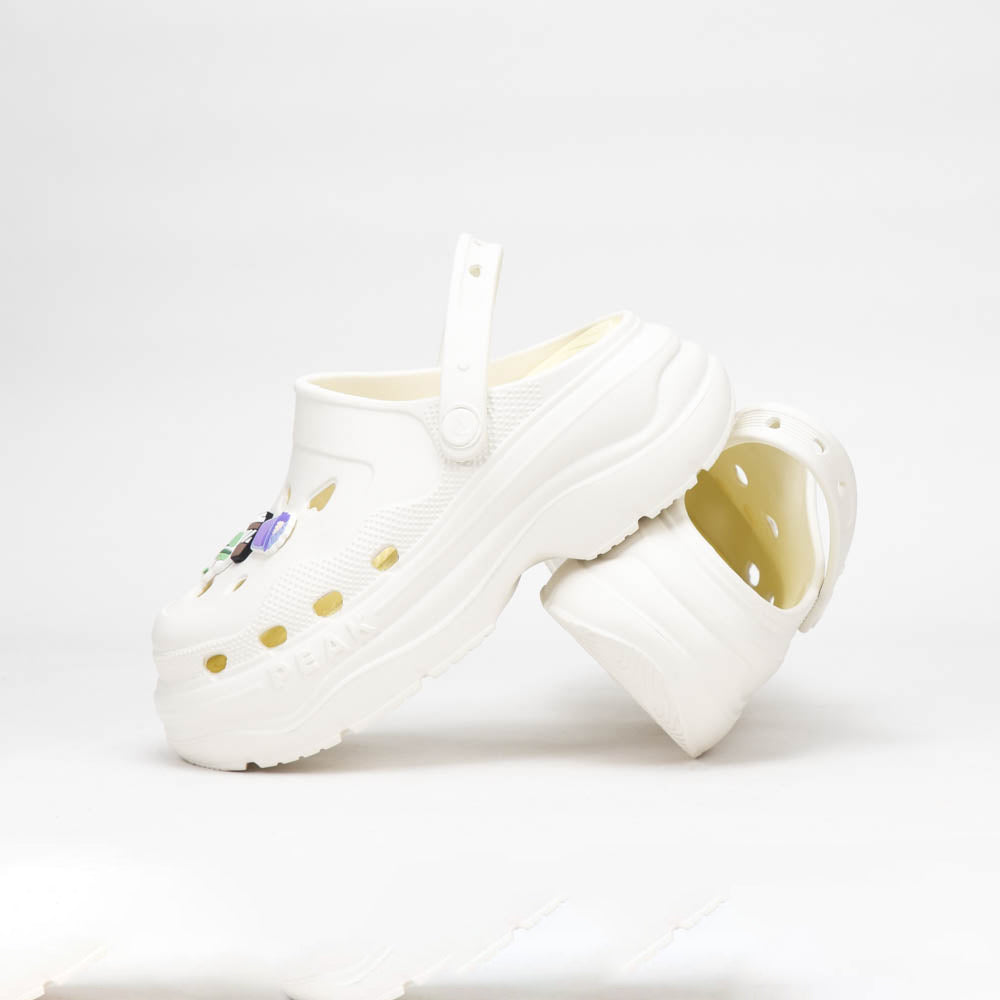 PEAK SLIPPERS SANDALS WHITE