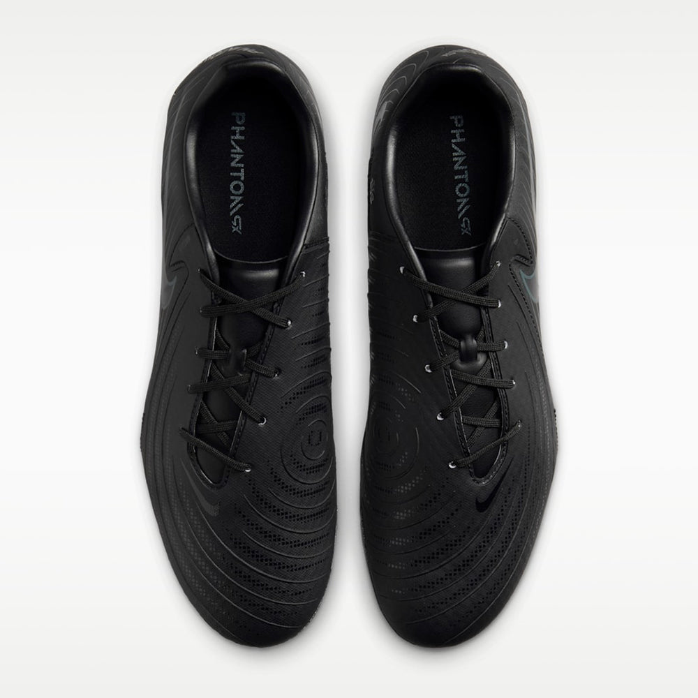Nike Phantom GX 2 Academy Firm Ground Cleats  Black/Deep Jungle