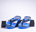 STRIPES FLIP FLOP BLUE