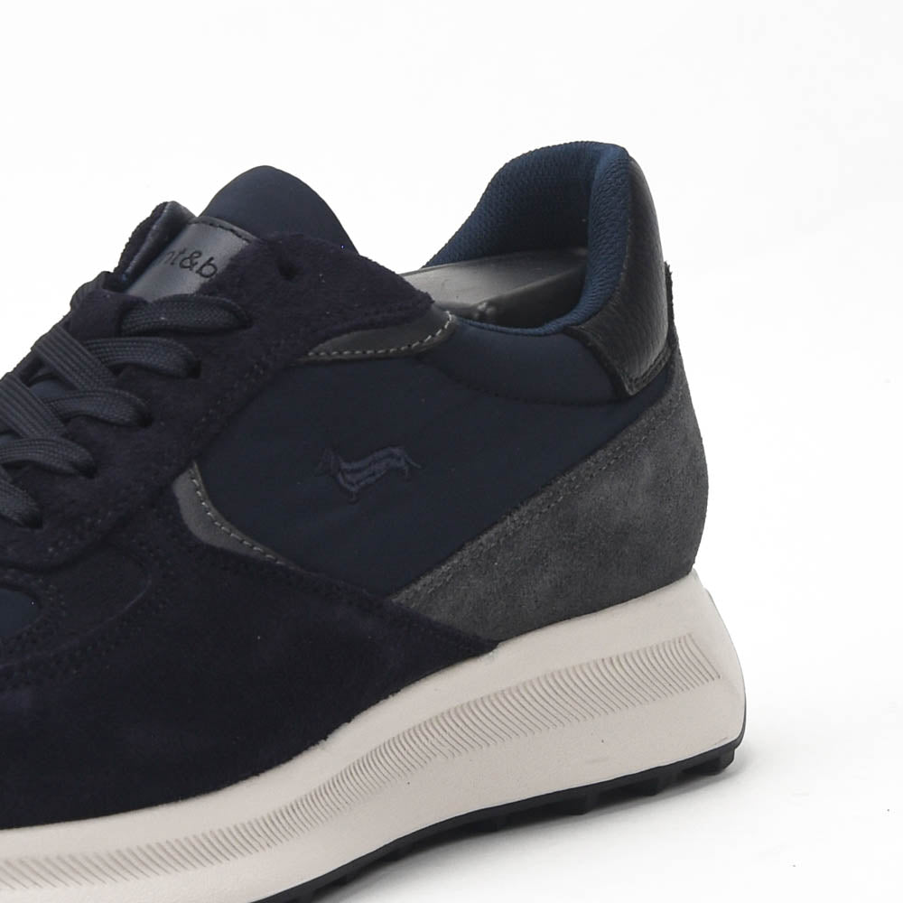 Harmont and Blaine Camoscio Tex Sneakers Homme