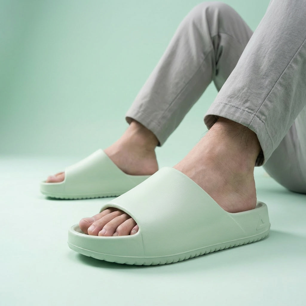 PEAK  CLAQUETTES SLIPPERS_Bean green