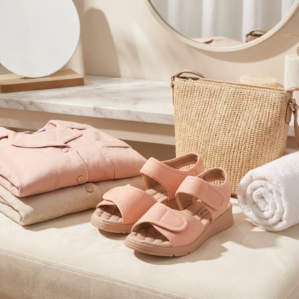PICCADILLY Sandales Femme ELASTANO ROSE