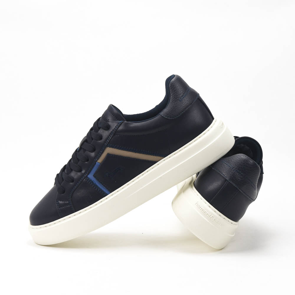 Harmont and Blaine Blue Sneakers Homme