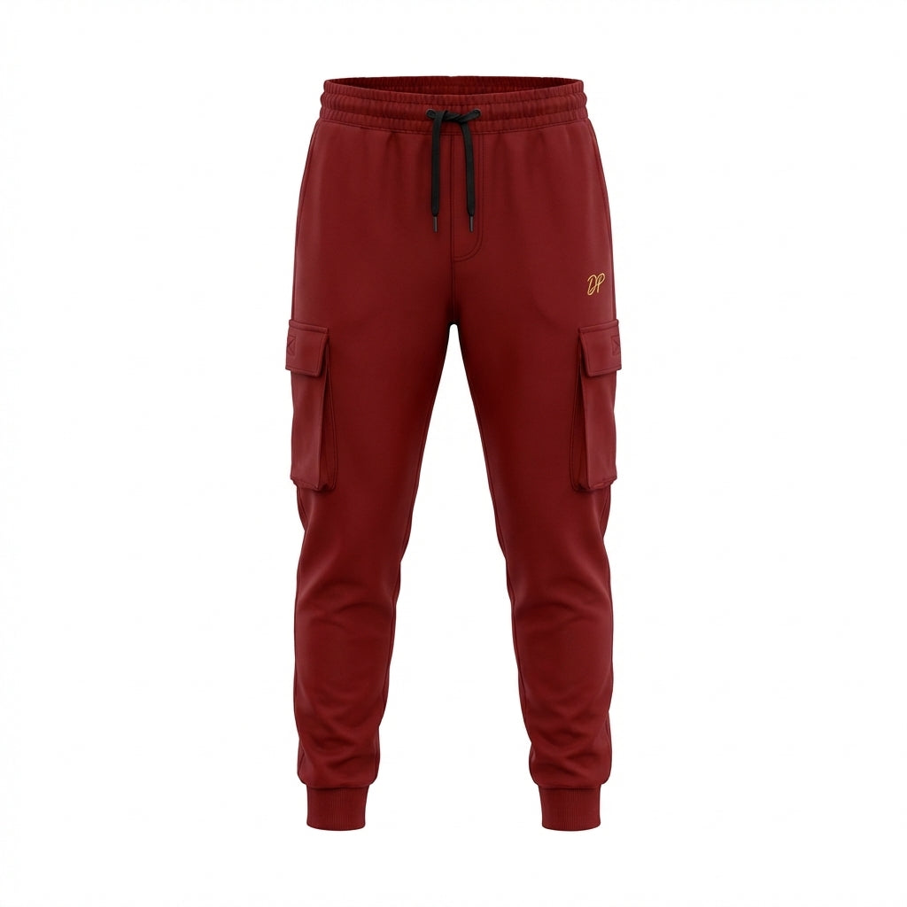 DEPART JOGGING CARGO SLIM HOMME BORDEAU