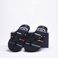 STRIPES FLIP FLOP BLACK
