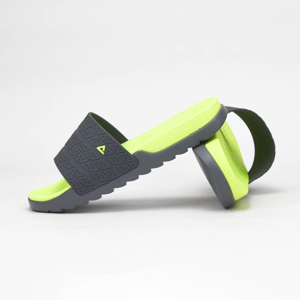 PEAK SLIPPERS DK.GREY YELLOW
