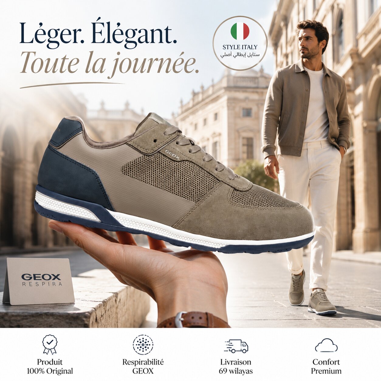 Geox Spherica Homme Sneakers