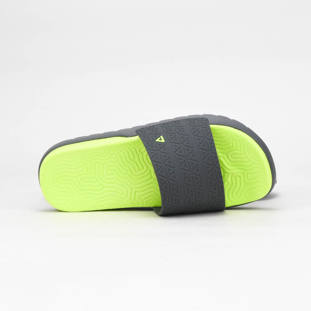 PEAK SLIPPERS DK.GREY YELLOW