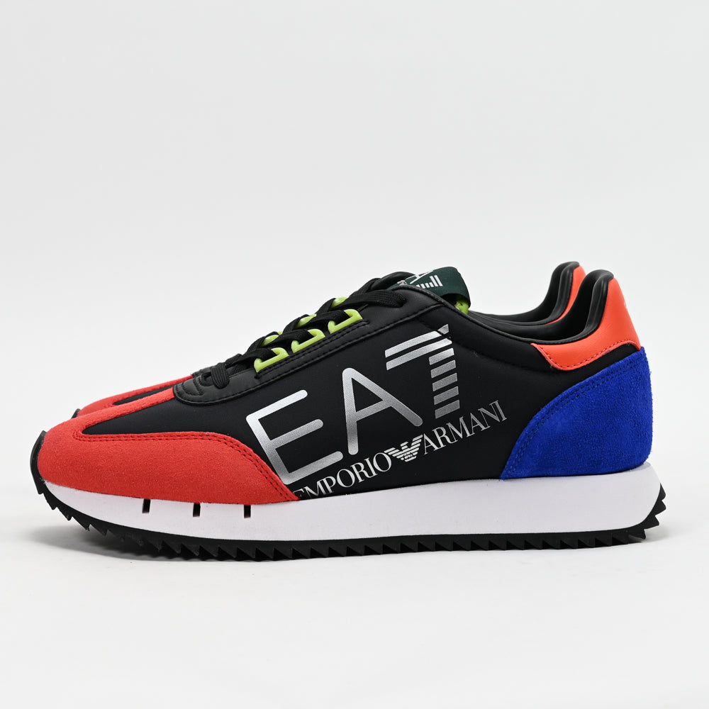 EA7 Emporio Armani Black & White Vintage Sneakers
