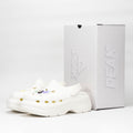 PEAK SLIPPERS SANDALS WHITE
